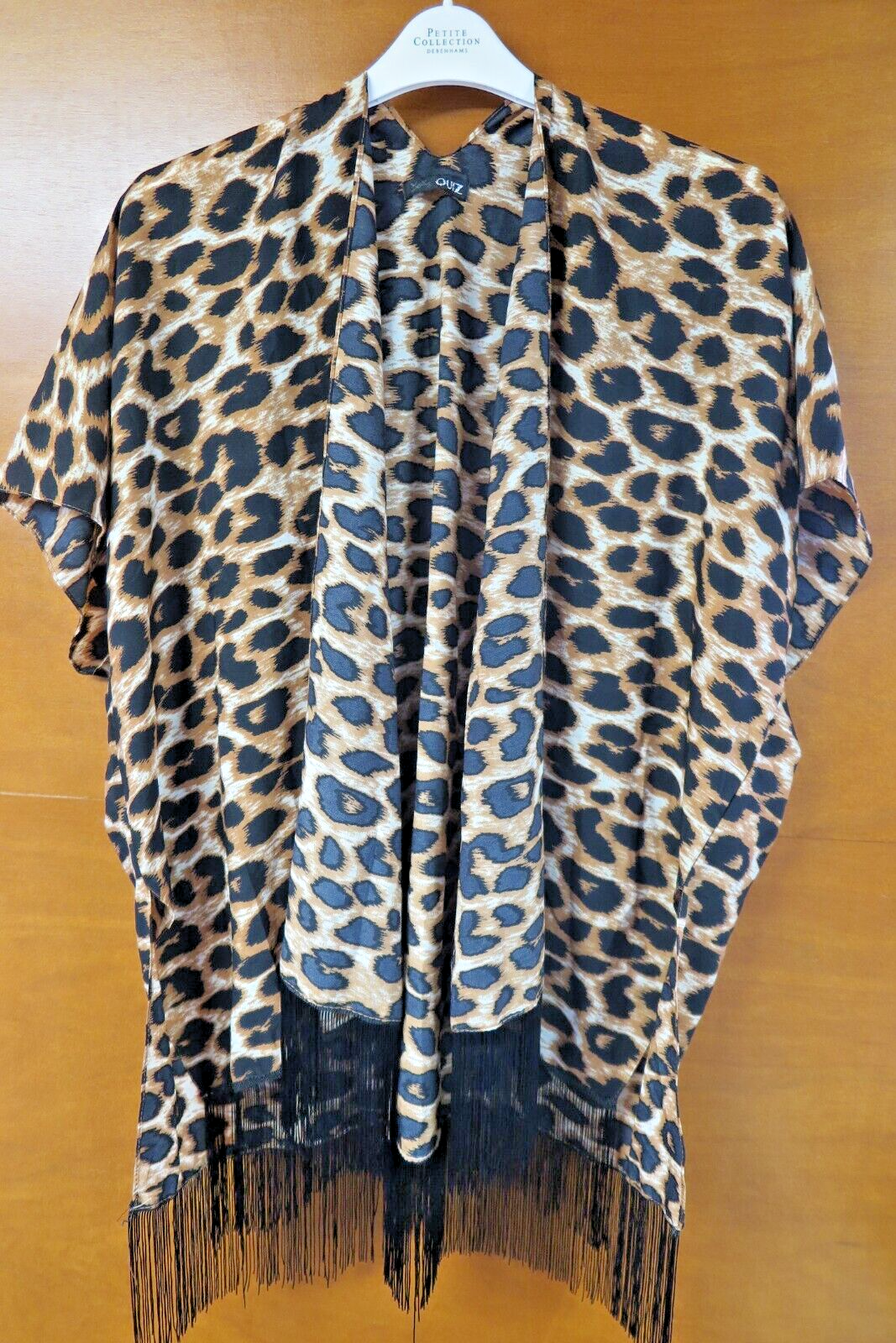 Quiz Stunning Animal Print Over Shirt/Over Jacket/Top Size 22 (UK)