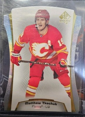 MATTHEW TKACHUK 2021-22 SP Authentic SPA Die-Cut #DC-12 Calgary Flames 