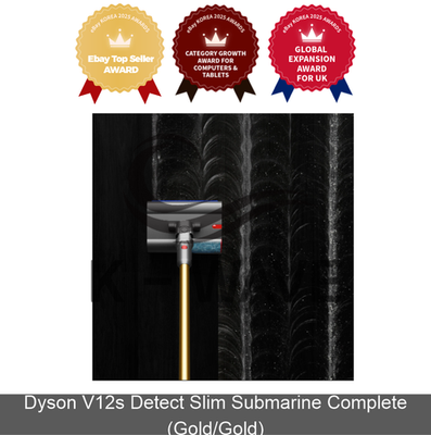 Dyson V12s Detect Slim Submarine Complete (Gold/Gold) Express