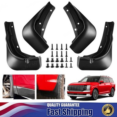 4 Pack Truck Mud Flaps Splash Guards fit for 2026 Hyundai Palisade Front & Rear