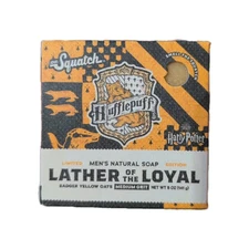 Dr. Squatch Ltd Ed. Bar Soap Harry Potter Lather Of The Loyal  Medium Grit 5oz