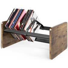 Record Player Stand with Vinyl Storage Shelf, Wooden Record Display,Vinyl Rec...