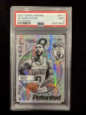 2025 Topps Chrome Jayson Tatum PSA 9 #PD-7 Patented Case Hit SSP