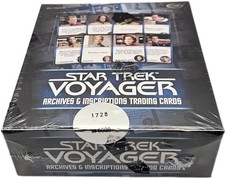 2026 Rittenhouse Star Trek Voyager Archives & Inscriptions Sealed Hobby Box