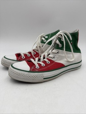Converse Chuck Taylor High Top Shoes Mens 5.5 Women 7.5 Mexican Flag Tri Panel