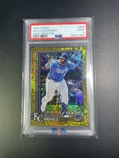 Topps Salvador Perez Gold Foil PSA Rare Collectable Investment Low Pop New Slab