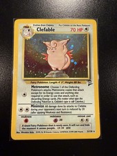 Clefable 5/130 Base Set 2 Holo Rare 2000 WOTC Pokemon Card LP on eBay