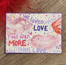 ACEO Original Art Card 3.5x2.5-Watercolor and Acrylic-