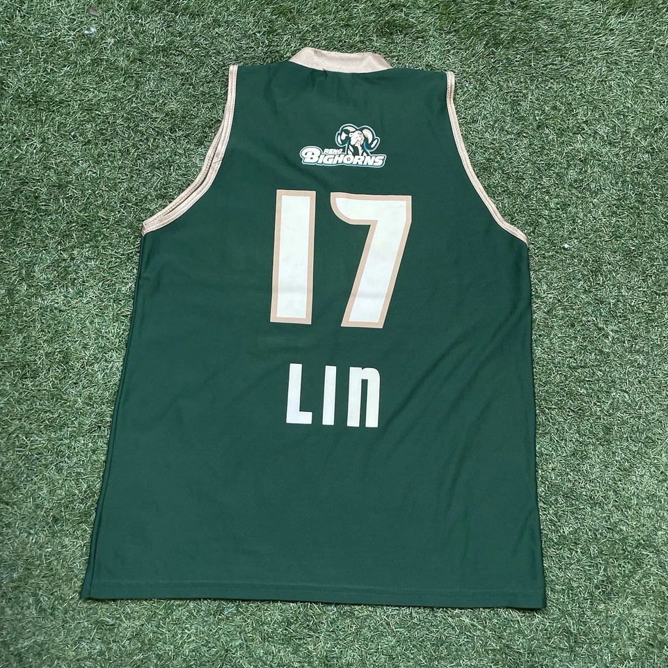Camiseta Bighorns M Reno Jeremy Lin #17 D/G Liga Baloncesto Día del Juego Camiseta NBA Foto 2 de 4