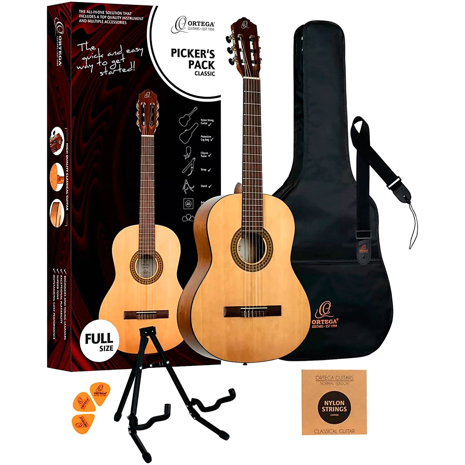 Ortega Guitars RPPC44 Pickers Pack 33490₽