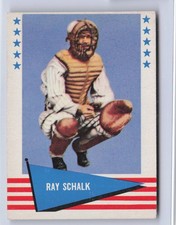 1961 Fleer Ray Schalk #136 Hi# - White Sox - Ex+ - S5209