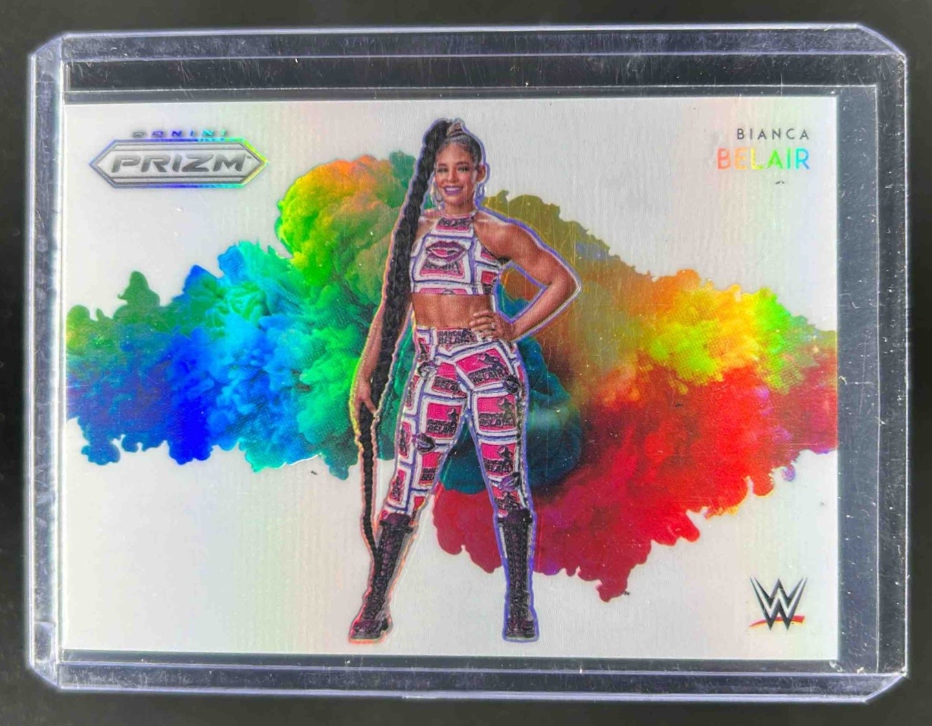 2022 Prizm WWE Bianca Belair Color Blast SSP #10
