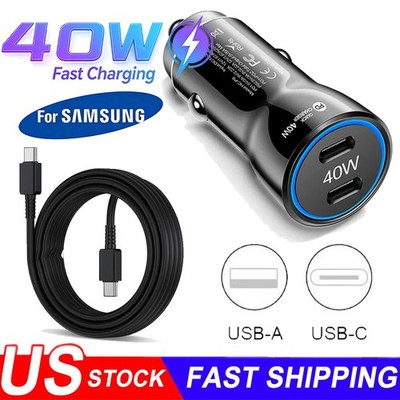 40W Super Fast Charging USB Type C Wall Charger For Samsung S26 S25 FE A17 A16 