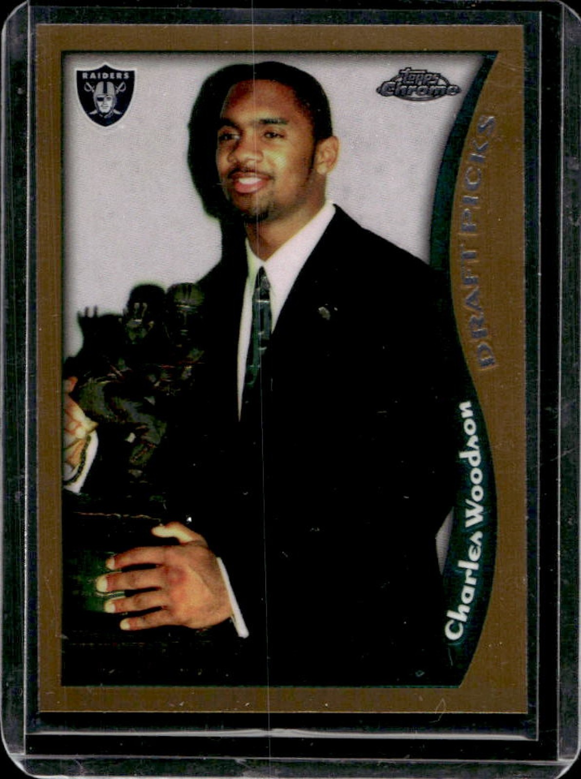 1998 Topps Chrome Charles Woodson Rookie RC #44 Raiders