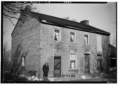 Dr. F. C. Fink House,State Route 125,Pleasant Plains,Sangamon County,ILHABS,2