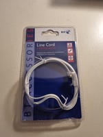 BT Accessories White Telephone Line Cord - 1 Metre