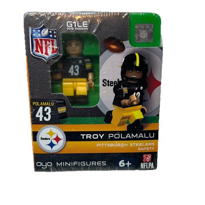 #ad #ad Troy Polamalu Pittsburgh Steelers Mini Figure Rare Limited Edition G1LE Sealed $64.95