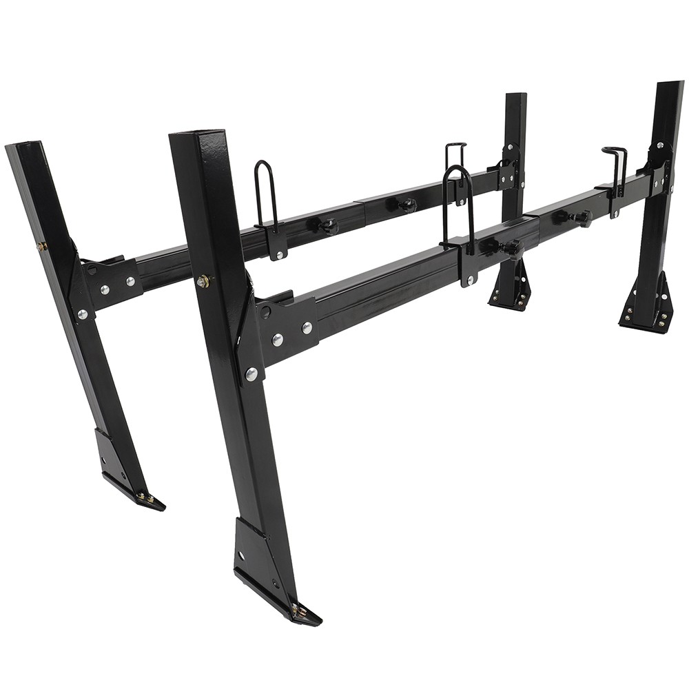 ?Universal Black van 2 Bar Ladder Roof Rack Ford Econoline crossbars Steel thumbnail 12