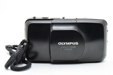  Near MINT  Olympus  mju Zoom Panorama Black 35mm Film Camera From JAPAN