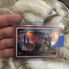 2024 Zenith Michael Penix Jr State Of The Art Red /49 RC Rookie #13 Falcons