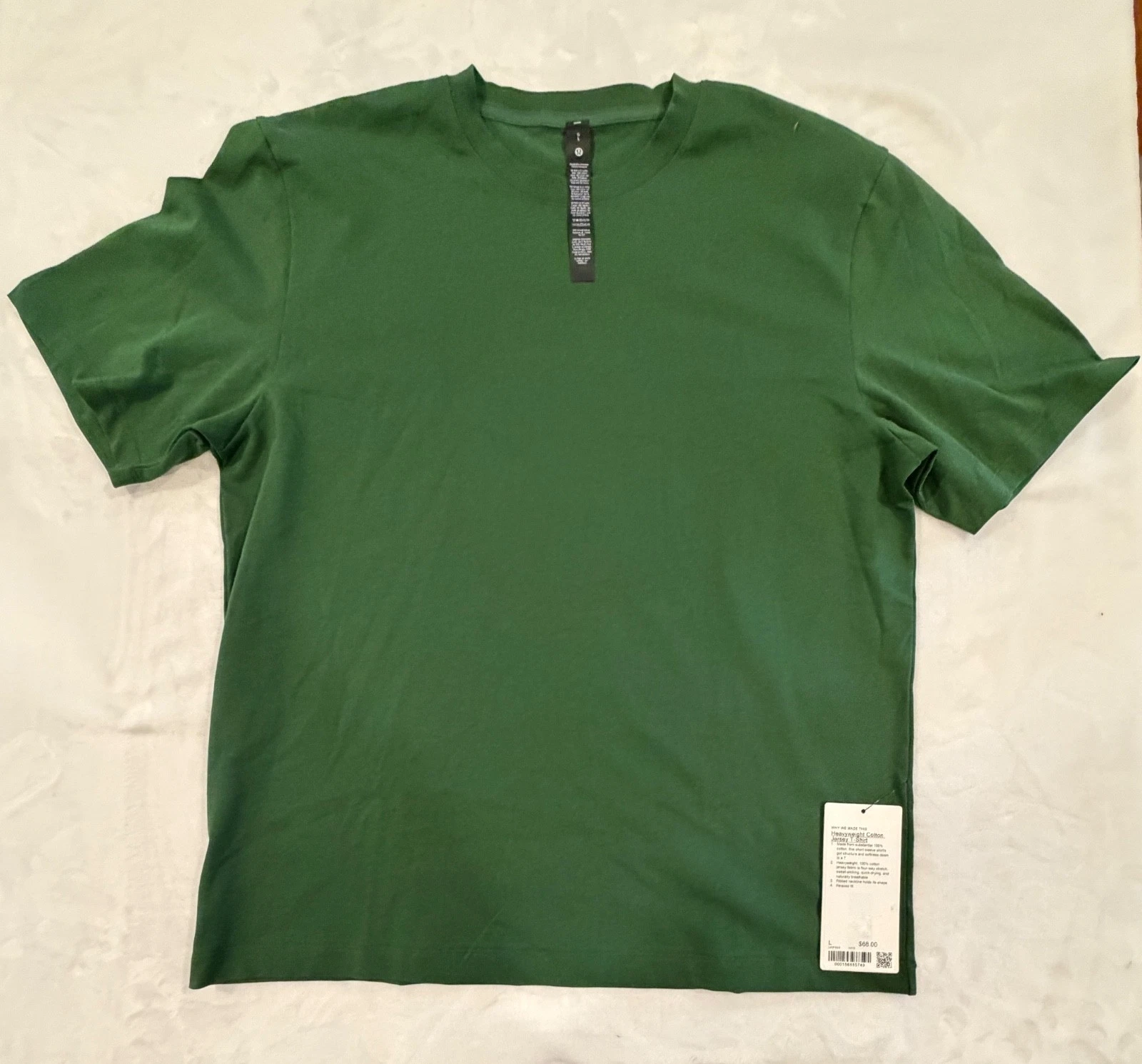 Lululemon Heavyweight Cotton T Shirt Size Large Green
Opens in a new window or tab