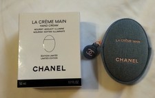 NEW IN BOX CHANEL LA CREME MAIN HAND CREAM LIMITED EDITION 2026 WITH DENIM POUCH
