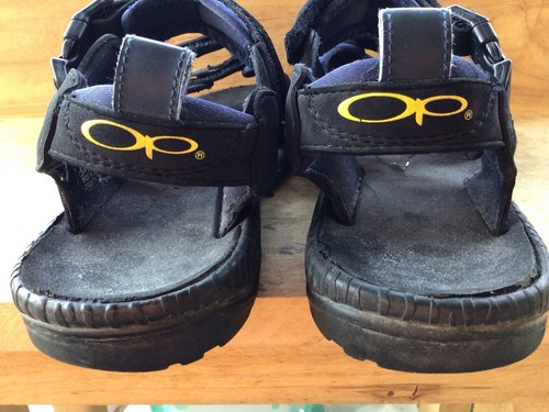 OP MENS SANDALS Black/Blue Size 10 Rare! - Picture 5 of 6