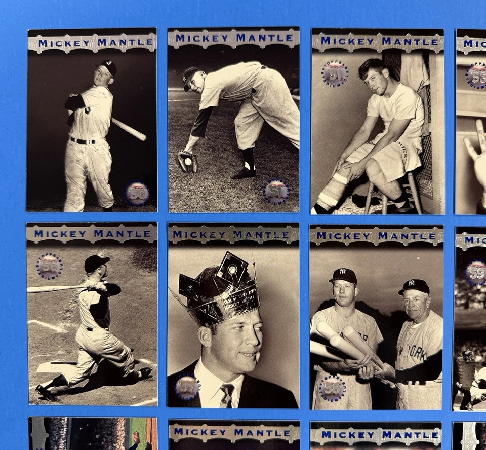 MICKEY MANTLE ~ 1996 Topps Stadium Club Commemorative Set (1-19) ~ YANKEES HOF - Image 3 of 4