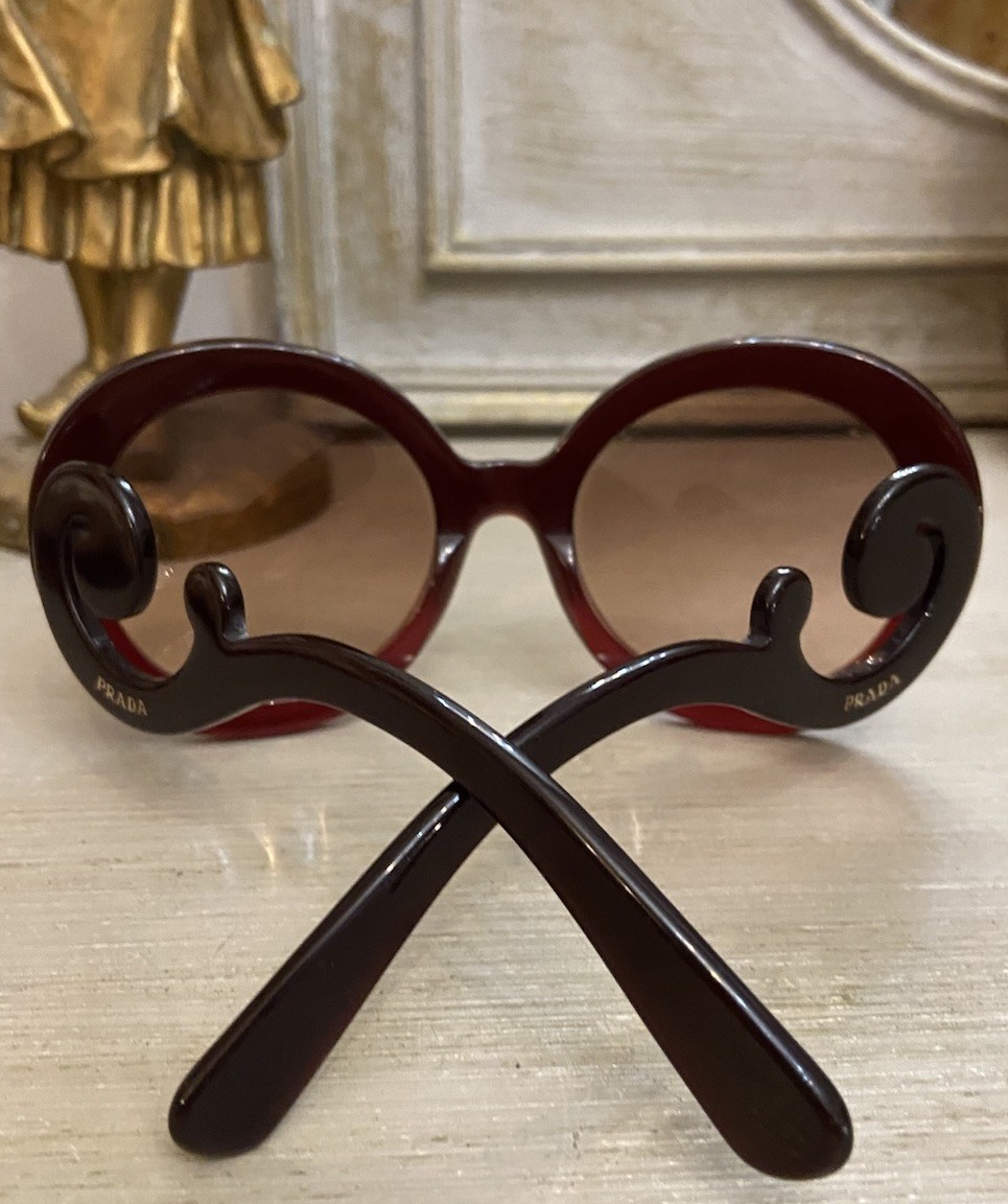 PRADA  Baroque Round Sunglasses SPR 27N  MAX-0A5 135 2N thumbnail 14