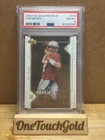 2000 UpperDeck TOM BRADY GOLD RESERVE ROOKIE /2500 Patriots ROOKIE ACTION PSA 8