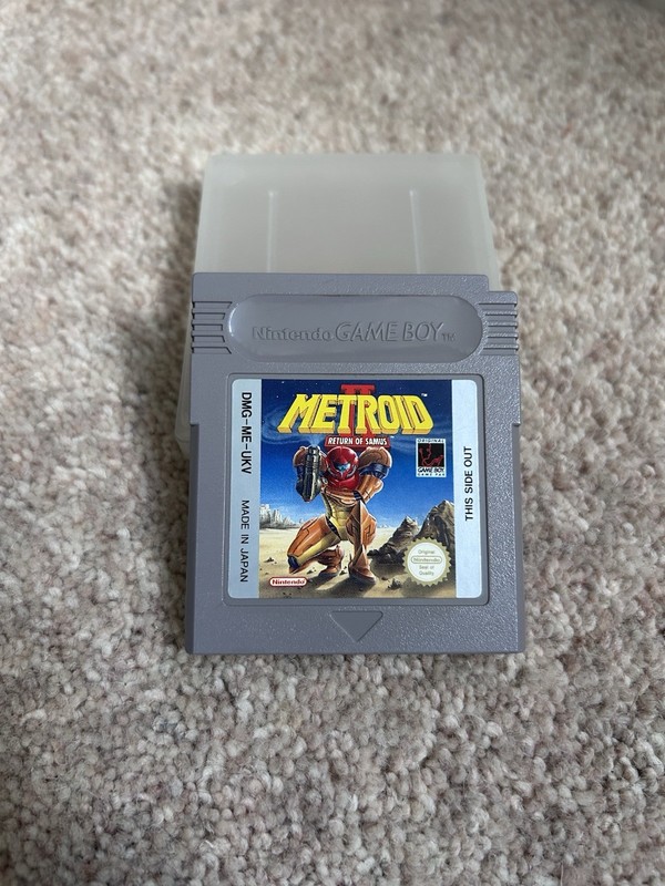 Metroid II 2 Return of Samus (Nintendo Game Boy GB, 1992) Authentic Wth Case