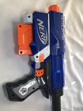 Nerf N-STRIKE ELITE Blue and White Retaliator Dart Gun Blaster Only Tested