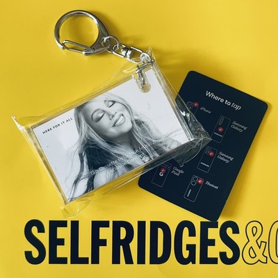 Mariah Carey HERE FOR IT ALL Cassette NFC Keyring Selfridges - Exclusive Content