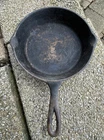 Lodge # 5 3 Notch SK Skillet Vintage Cast Iron Heat Ring 2 Mold Mark