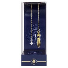 Deluxe Gold Pointed Pendulum Lo Scarabeo Goldene Metallkette Weissagung NEU