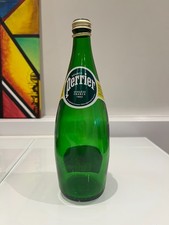 Perrier Green Glass Bottle – 75cl – Vintage French Empty Water Bottle