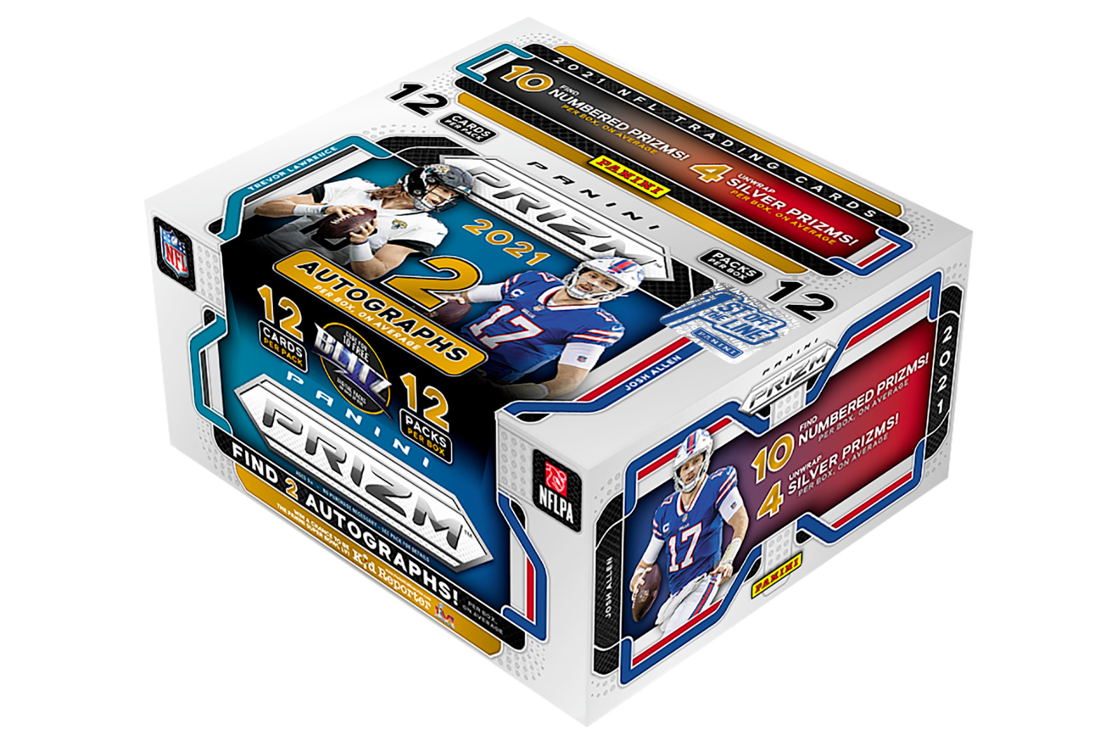 2021 Panini Prizm Football Hobby Box (10 AUTO/MEMO) + PSA Mystery Box Lawerence view 1
