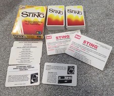 Sting Card Game: Rummy Gone Wild - VTG 1984 by the Makers of UNO COMPLETE