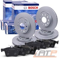 Bosch Bremsscheiben + BremsbeläGe Vorderachse+Hinterachse U.A. FüR Opel