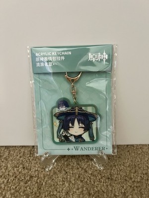 Genshin Impact Chibi Stamp Series Acrylic Strap Wanderer