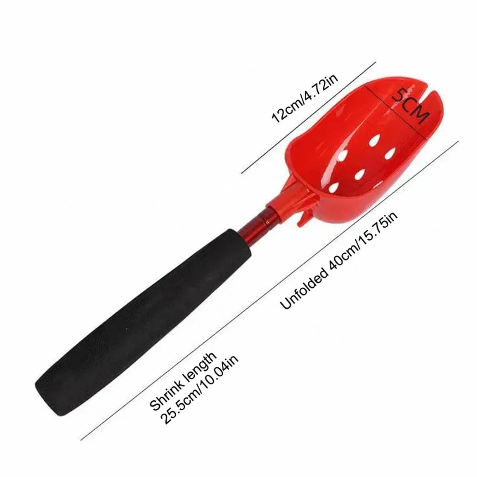 Bait Throwing Spoons Retractable Fish Bait Casting Scoop Lightweight Long - Image 4