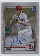 2020 Bowman Draft Chrome Picks Refractor 445/499 Joe Boyle #CDA-JBO Auto lh0