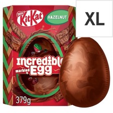 Kit Kat Hazelnut Flavour Chocolate Easter Egg 379g (XL) Luxury Incredible Egg