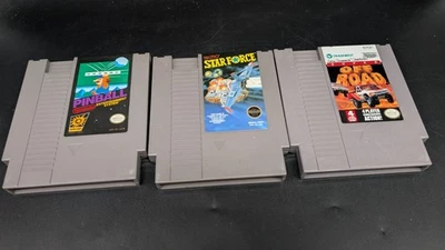 Nintendo NES Lot of 3 Games Nintendo Entertainment System 1989 - Image 1 of 3