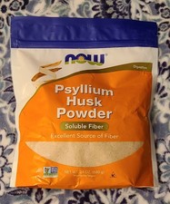 Now Foods Psyllium Husk Powder 24 oz 680 g Soluble Fiber Non GMO New Exp.11/2027