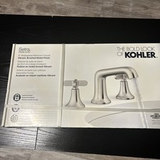 KOHLER K-R29666-3D-BN Setra 8" Widespread Bathroom Faucet Vibrant Brushed Nickel