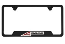 Black License Plate Frame For Acura A Spec Aspec