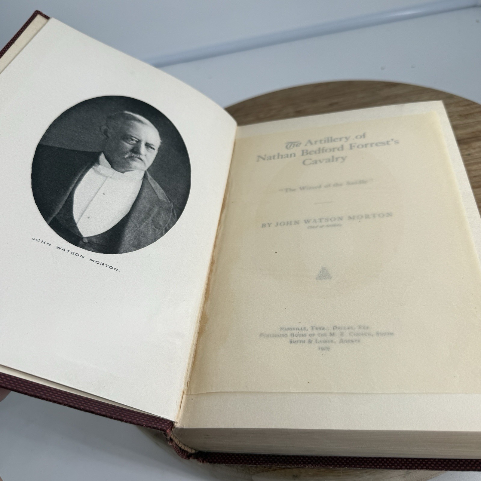 THE ARTILLERY OF NATHAN BEDFORD FORREST'S CAVALRY 1909 First Edition Civil War