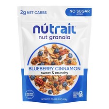 NuTrail Nut Granola Blueberry Cinnamon No Sugar Added 22 oz