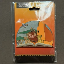 Disney Pink A La Mode Lion King LE 300 Pin – Storybook Nala Simba Timon Pumba
